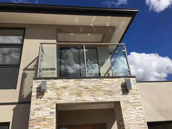 Outdoor Decking Frameless Glass Fence for Garden Guardrail