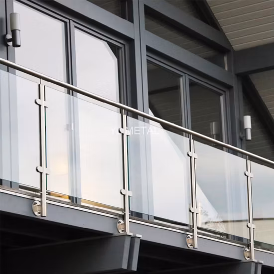 Outdoor Decking Frameless Glass Fence for Garden Guardrail