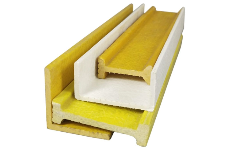 FRP/GRP I Beam Fiberglass Pultrusion Profiles Fiberglass I Beams