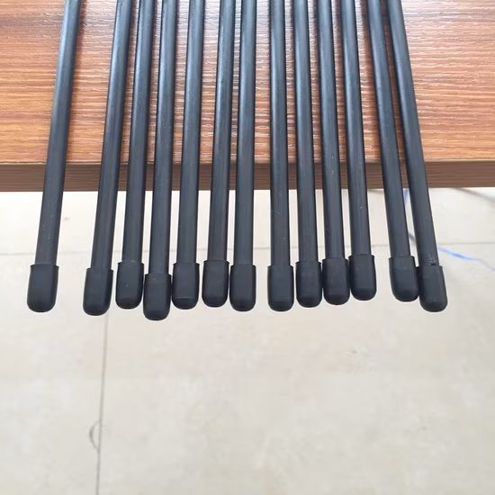 Asta in fibra di vetro ad alta elasticità da 6,9 mm 7,9 mm con tappo per tubo in matel per tenda da campeggio/spiaggia/pubblicitaria per auto da turismo